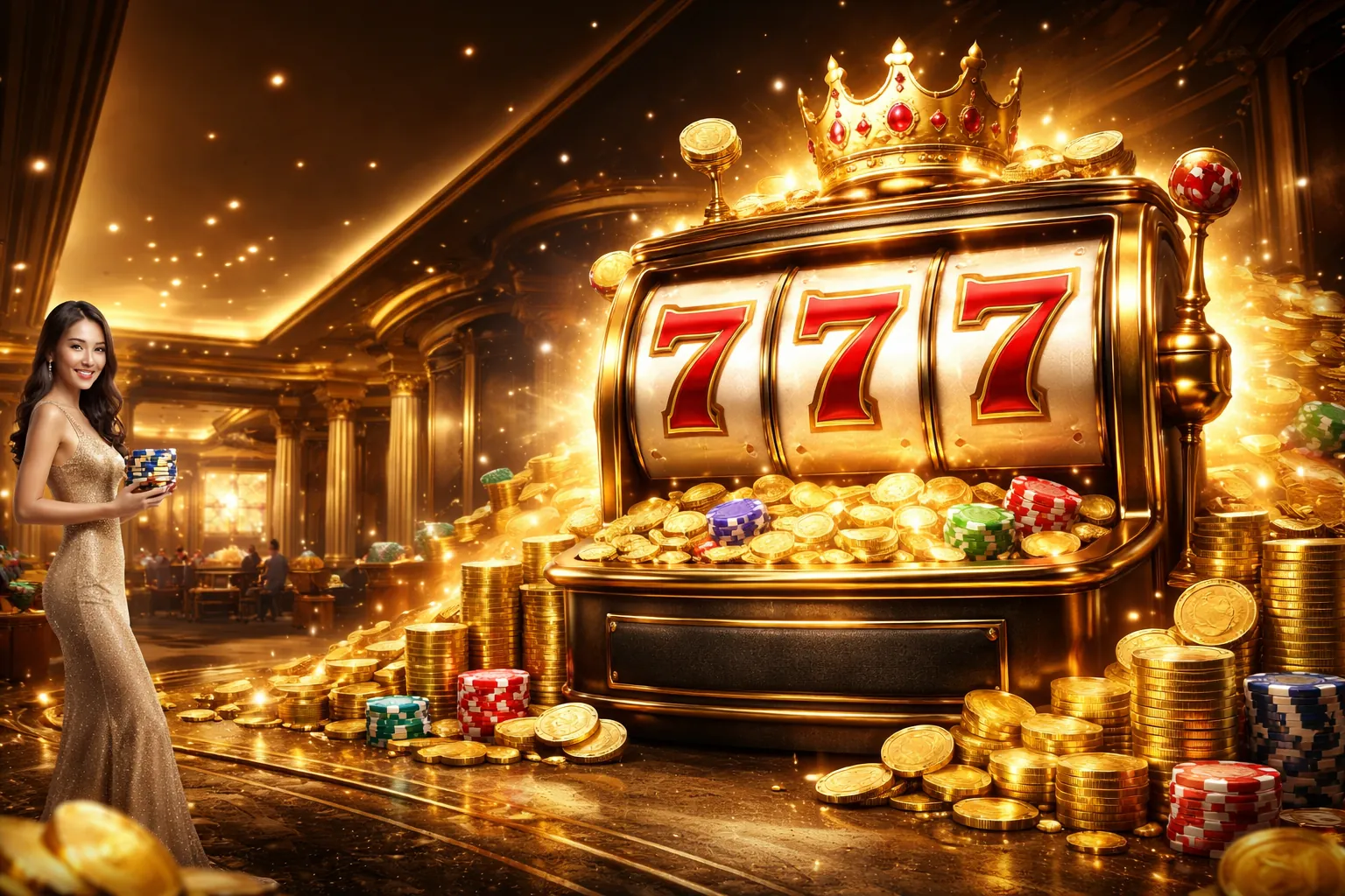 Người chơi đang trải nghiệm 999bet Slot với màn hình thắng lớn